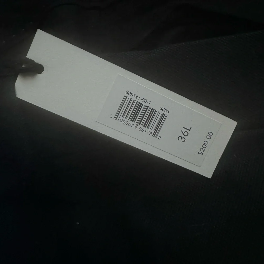 NWT! Banana Republic Black Signature Italian Hopsack Suit Pant